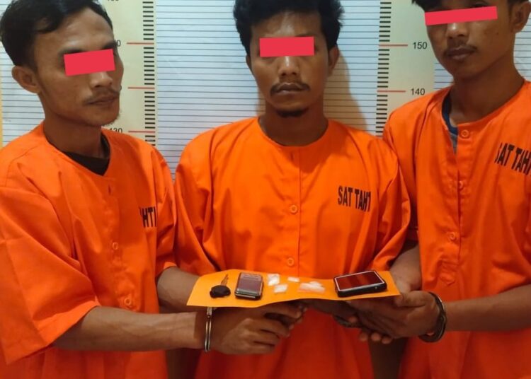 Ditnarkoba Sulteng Tangkap Tiga Pengedar Sabu di Tolitoli